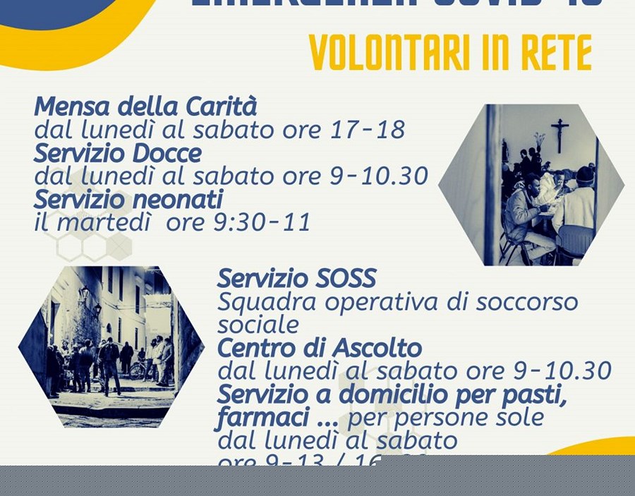 Emergenza Covid-19 volontari in rete