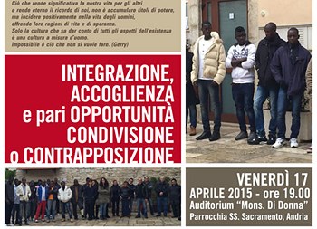 Integrazione, accoglienza e pari opportunità: incontro venerdì 17 aprile